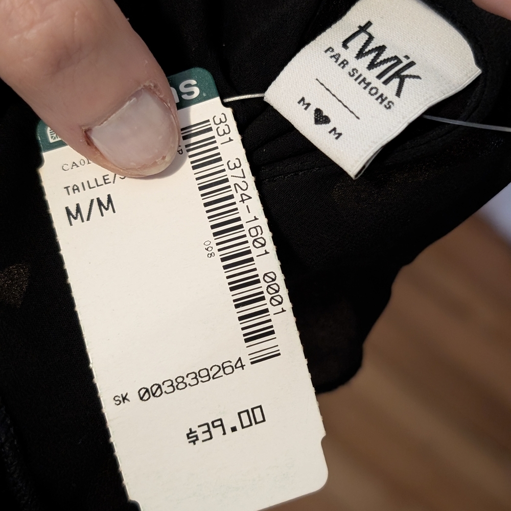 Twik Black Sheer Ruffle Jacket - Picture 6 of 9